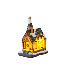 Christmas Decorations: Plastic Santas, LED Lights, Village Houses, and Wood Ornaments