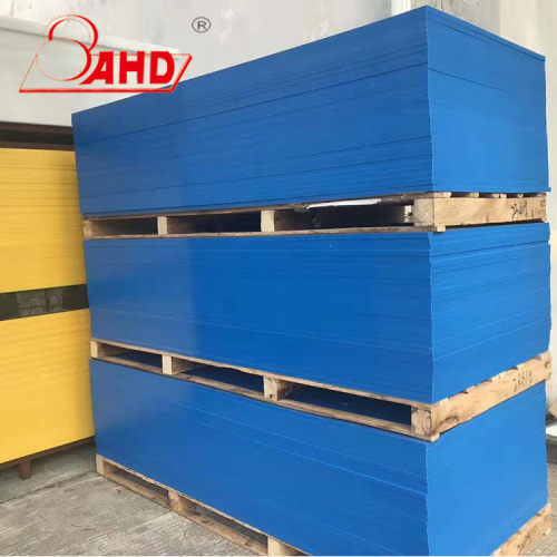 Hoja de 1000x2000 mm de alta densidad azul PE HDPE