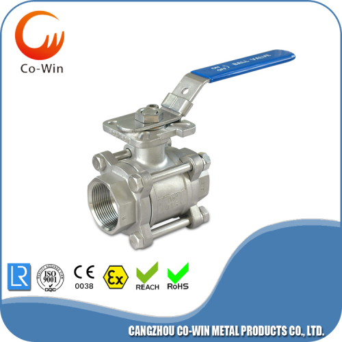 Alavanca de montagem 3 PC Ball Valve