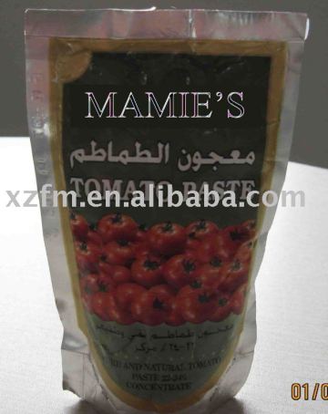 tomato paste in pouch