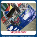 Banners de vinilo colgantes retroiluminados de 15 oz