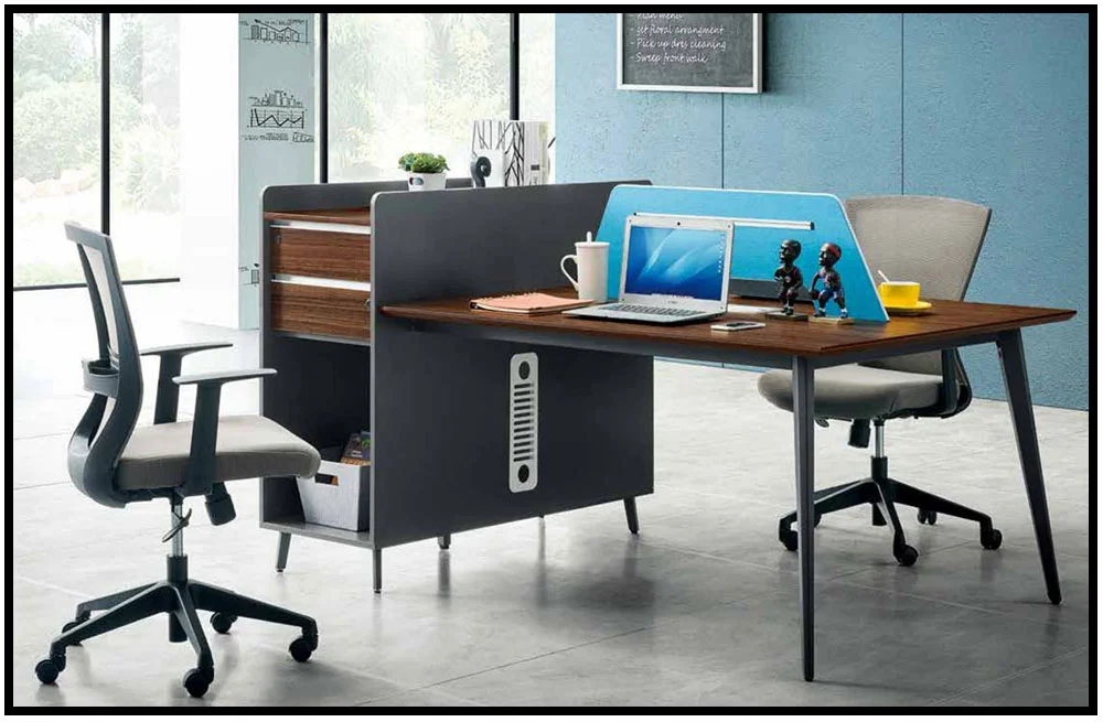 Quality High Gloss Office Desk Table Real Wood