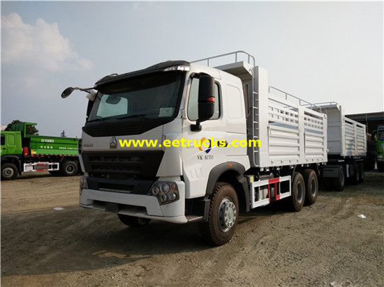 SINOTRUK 15 Ton شاحنات نقل البضائع