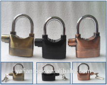 Theftproof China-made High Quality Alarm Padlock With Different Color