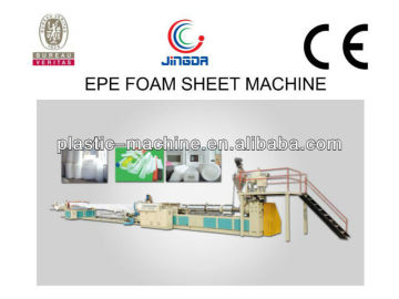 EPE foamed sheet extrusion line plastic machine