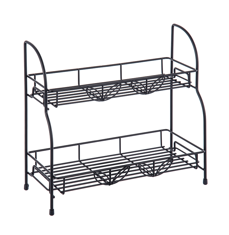 2 Tier Metal Foldable Non-Slip Organizer