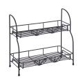 2 Tier Metal Foldable Non-Slip Organizer