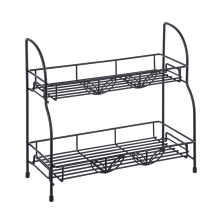 2 Tier Metal Foldable Non-Slip Organizer