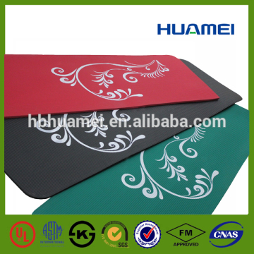 Customized printed nbr / pvc yoga mat / yoga mat pvc