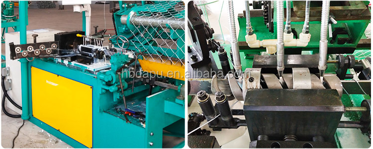 Semi automatic chain link fence weaving making machine with low price