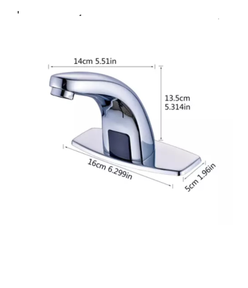 Zinc automatic sensor faucet