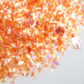 500g bunt glitzerndes Zuckerpapier Nagelflocken Pailletten Spielzeug für Kinder Schleim Schlammfüller Dekoration Material Zubehör