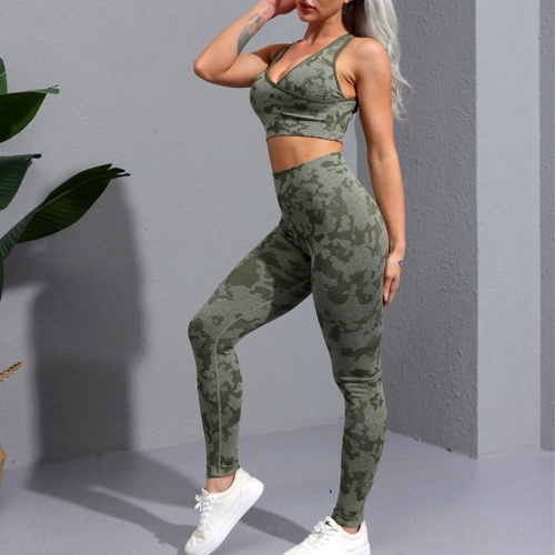 Gym-Top und Leggings-Set