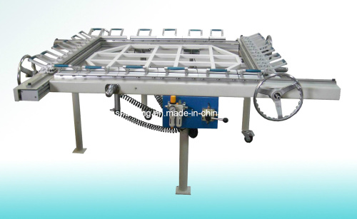 Stainless Steel Vibrating Screen Stretching Machine (SWECO round screen stretcher)
