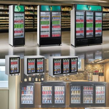 Compact Under Counter Mini Refrigerator for Drinks and Wine