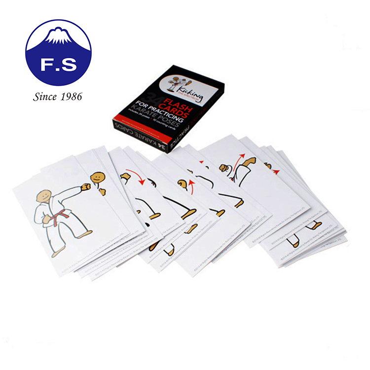 Laminated Playing And Learning Flash Card For Kids