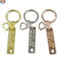 Logo logam peribadi logo enamel keychain