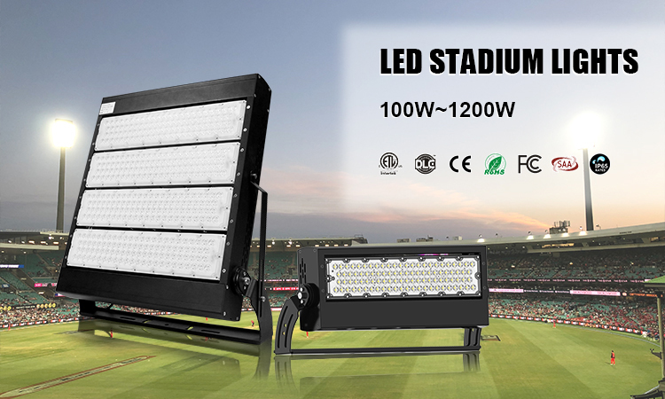 Easy Installation Waterproof Ip65 Led Stadium Flood Light Multiple Optical Llenses 800W Led Stadium Lights