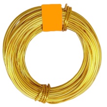 10m Gold Aluminum Jewelry Craft Wire Rolls