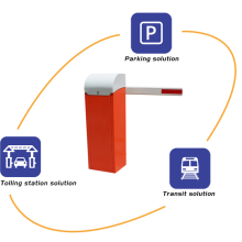 Automatic matrix boom barrier gate with vehicle loop detector for parking system