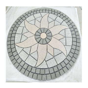 European Market Round Lava Stone Mosaic Tiles
