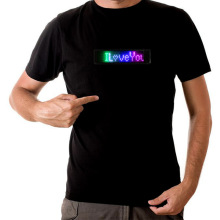 Wholesale Scrolling Text LED T-Shirts