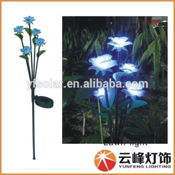 colorful solar flower stick light decoration light solar lgarden light solar light