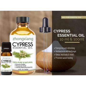 Private Label Cypress Huile Essentielle NATUREL NON DILUE