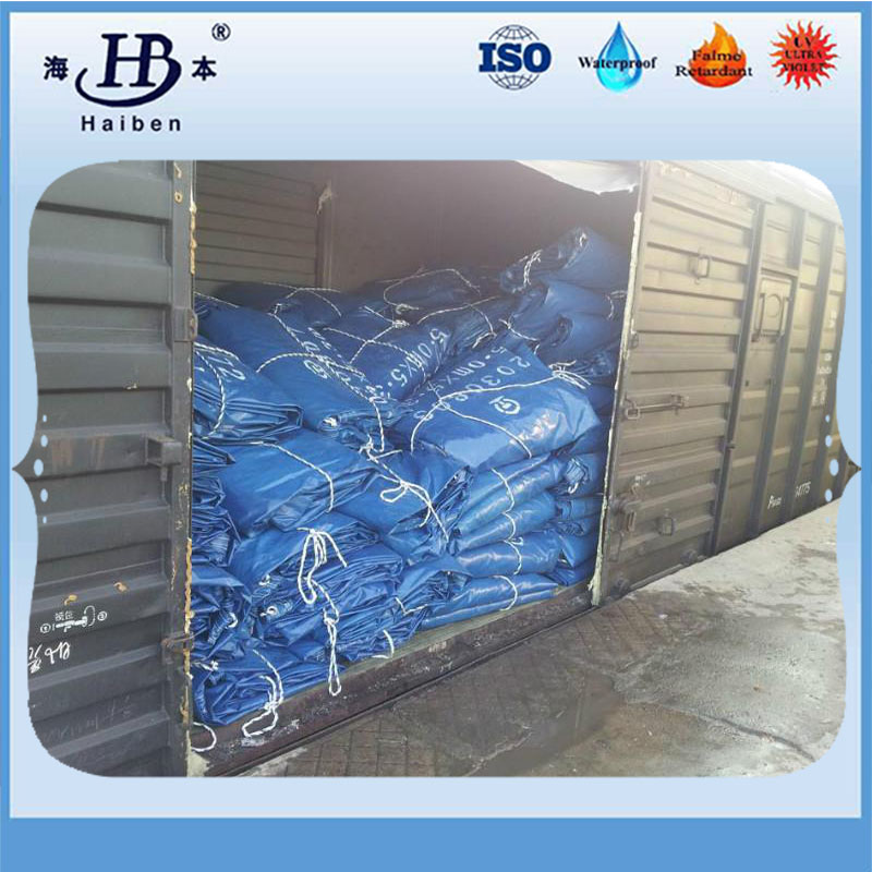 Waterproof pvc coated tarpaulin for trailer cage