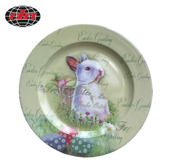 Easter Design Plastic Charger Plate