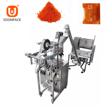 China Supplier Small Pouch Sachets Spice Chilli Powder Filling Packing Machine