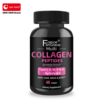 Multi Collagen Peptides Supplement support skin Health