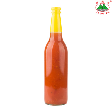 Chupa ya glasi 700g tamu ya Chilli Sauce OEM