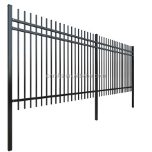 Black Galvanized Steel Fence Panels - 1.8m to 2.4m Outdoor Fencing & Trellis