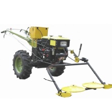 Multi-Function Hand Push Tractor with Ditcher Disc Mover and Implements