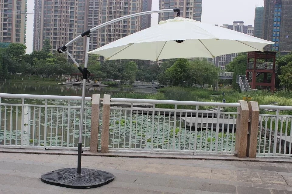 Leisure Outdoor Sunshade Garden Furniture Roman Double Roof Garden Parasol