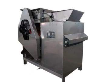 Stainless steel broad bean cutting machine