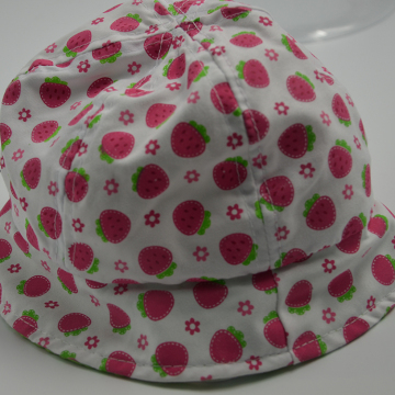 100%cotton printed Bucket infant hat