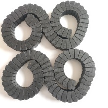 High flexibility nylon closed cable drag chain bends both directions