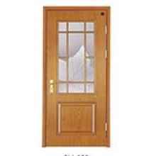 Wooden Glass Solid Interior Wooden Door
