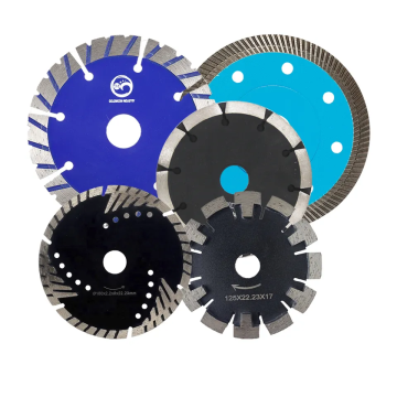 Populer 4-30 Inch Circular Brazing Diamond Saw blade untuk batu dan granit