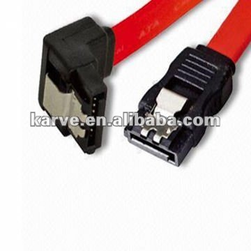 SATA Serial 7P Standard data cable with Latch, R/A