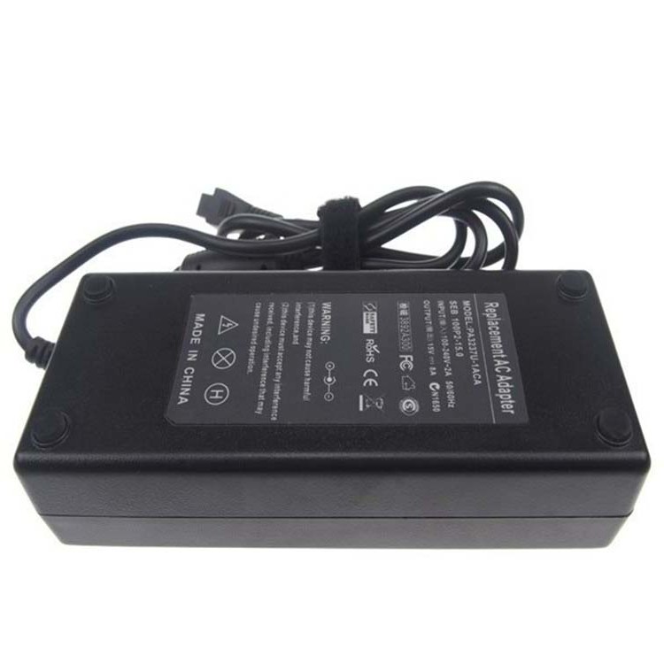 120W 15V 8A „Toshiba“ nešiojamojo kompiuterio adapteris 4 skylių jungtimi