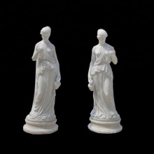White marble statue of hebe