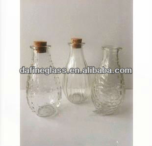 wish glass bottle with cork
