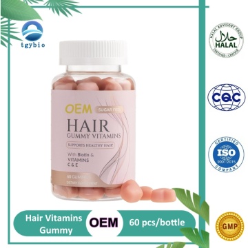 OEM Hair Vitamins Gummies with Biotin, Zinc & Folic Acid