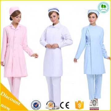 Nurse Uniform White Dress , Women Uniform Medical Dress With High Quality