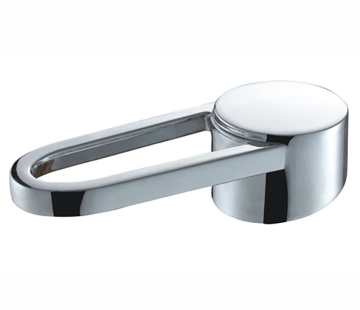 Metal faucet handle matched with shower head