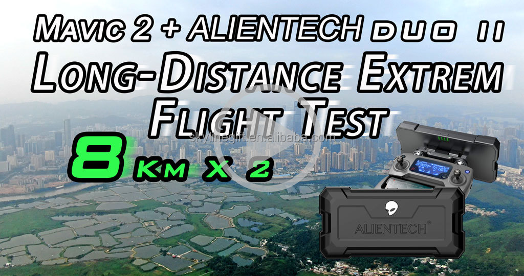 ALIENTECH DUO II 2.4G/5.8G signal booster antenna range extender for DJI mvic Air 2/mini 2 drone