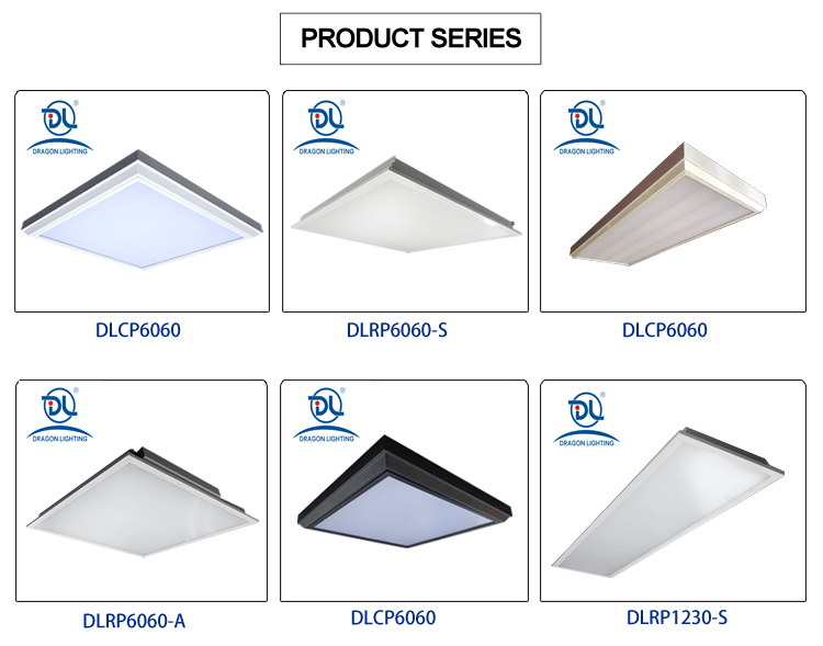 SURFACE LAMP 620X620 SQUARE PANEL LIGHT LED 40W IP40 HOSPITAL LABOETORY DEDICATED